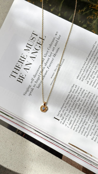 September Birthstone Necklace - Sapphire